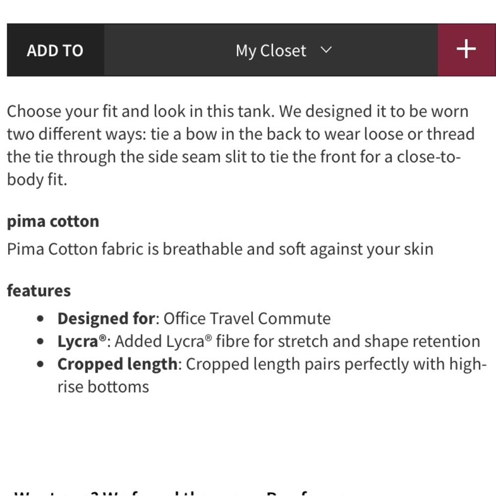 Lululemon Tank - Picture 5 of 5